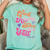 Psalm 46:5 Shirt, Comfort Colors® Christian Shirt, Christian Gifts, Inspirational Shirt, Religious Shirt, Bible Verse Shirt, church girl tee