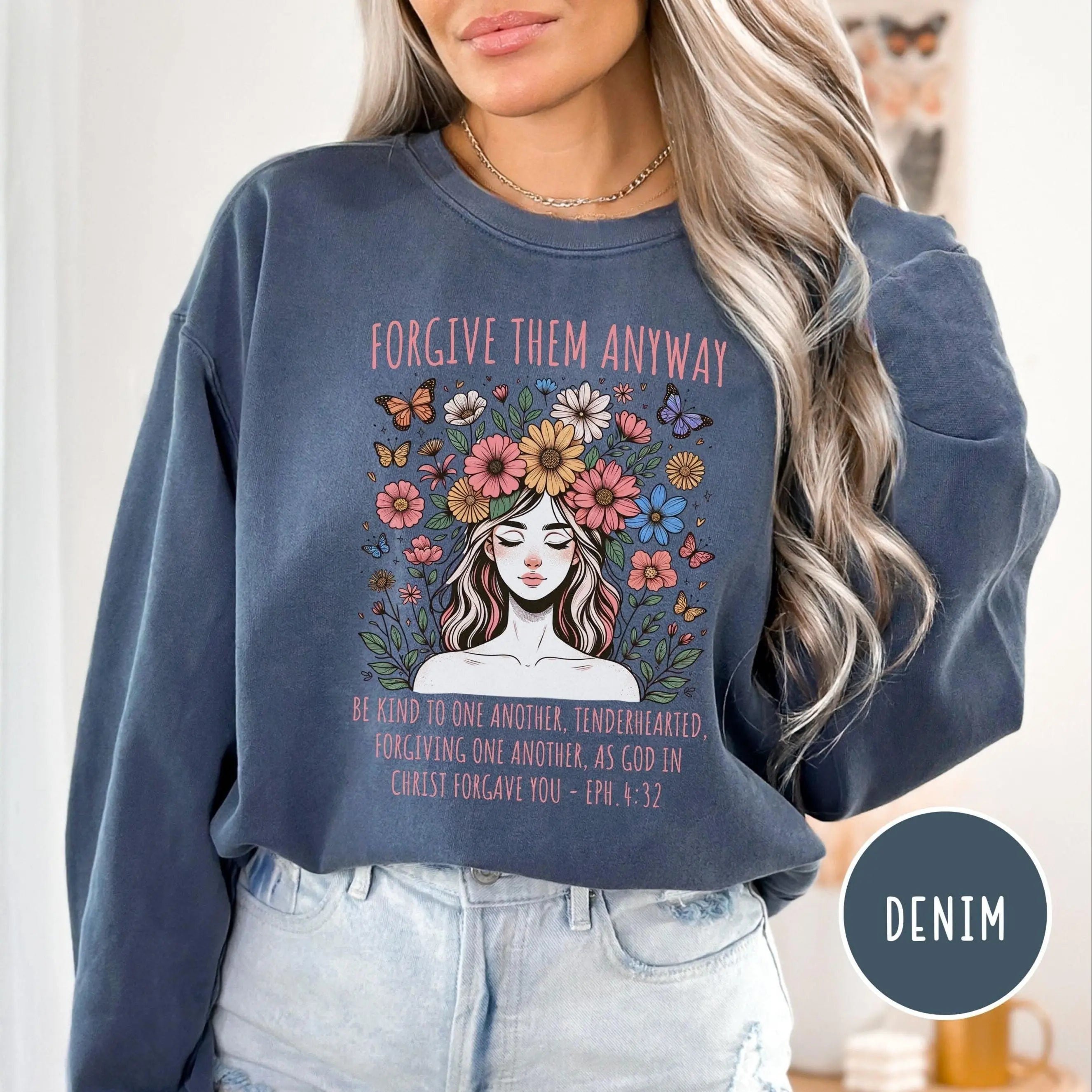 Forgive Them Comfort Colors Sweatshirt