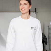 Jesus is King Embroidered Sweatshirt: Christian Faith Apparel