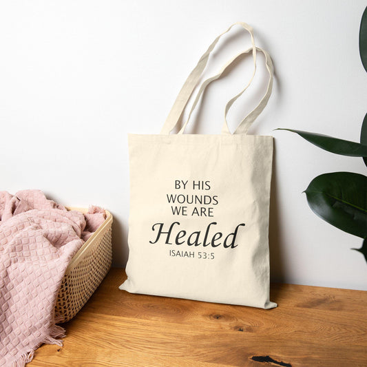 Christian Tote Bag, Religious Gift Women Bags, Boho Bible Verse Bag - Cotton Canvas Tote, Carryall Handbag, Inspirational Shopping Bag,