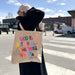 Christian Cotton Canvas Tote Bag - God is Within Her - Christian Woman Gift Bag, new christian gift Bag, Bible bag, christian mom gift