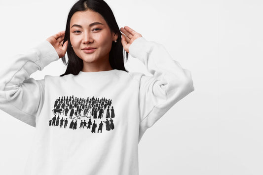 Woman Touches Jesus Sweatshirt, Bible Verse sweatshirt, church mom gift, christian Sweatshirt, Faith Shirt, Women Christian Gifts, Jesus tee