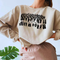 Woman Touches Jesus Sweatshirt, Bible Verse sweatshirt, church mom gift, christian Sweatshirt, Faith Shirt, Women Christian Gifts, Jesus tee
