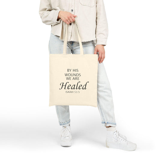 Christian Tote Bag, Religious Gift Women Bags, Boho Bible Verse Bag - Cotton Canvas Tote, Carryall Handbag, Inspirational Shopping Bag,