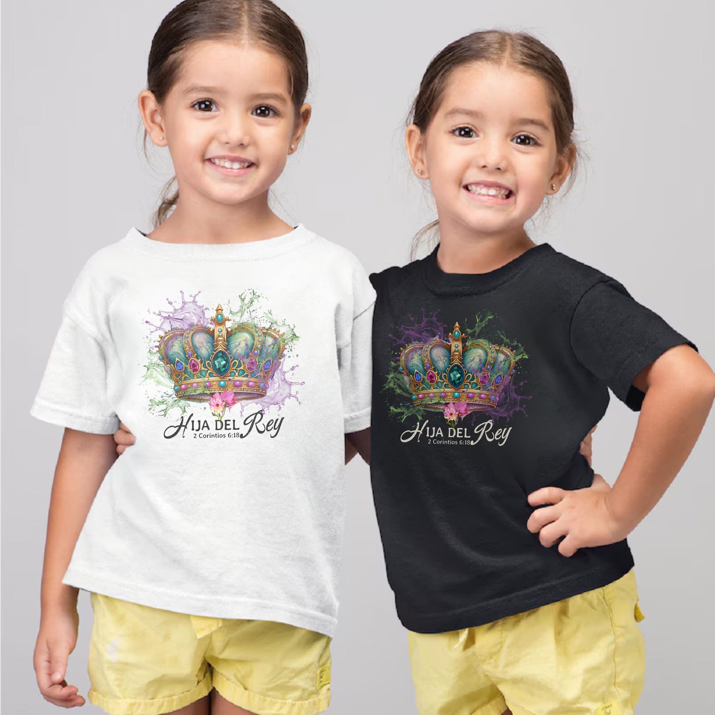 Hija del Rey shirt, spanish christian tee, gift for spanish person, Spanish Shirt Christian, Bible T-shirts, Religious Spanish T-shirt Gift