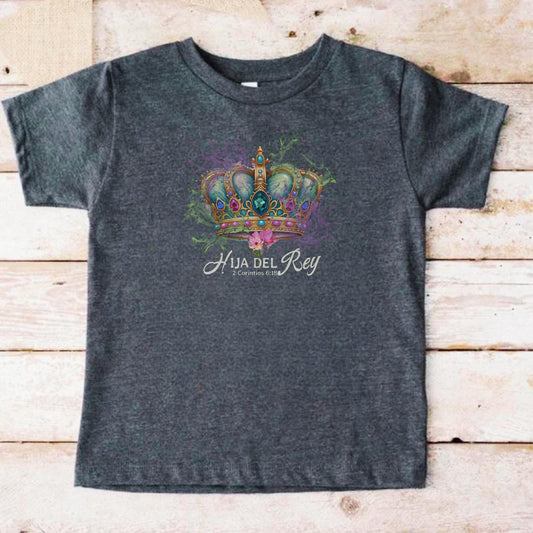 Hija del Rey shirt, spanish christian tee, gift for spanish person, Spanish Shirt Christian, Bible T-shirts, Religious Spanish T-shirt Gift