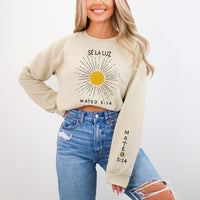 Se la luz Sweatshirt, Religious Spanish Women's shirt Gift, Christian Shirt in Spanish, Frases Religiosas Shirt, Spanish Shirt for Christian