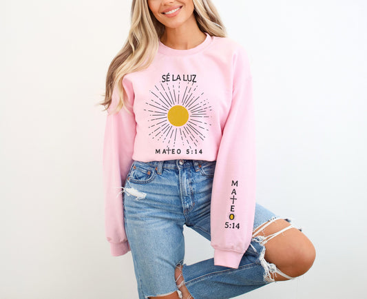 Se la luz Sweatshirt, Religious Spanish Women's shirt Gift, Christian Shirt in Spanish, Frases Religiosas Shirt, Spanish Shirt for Christian