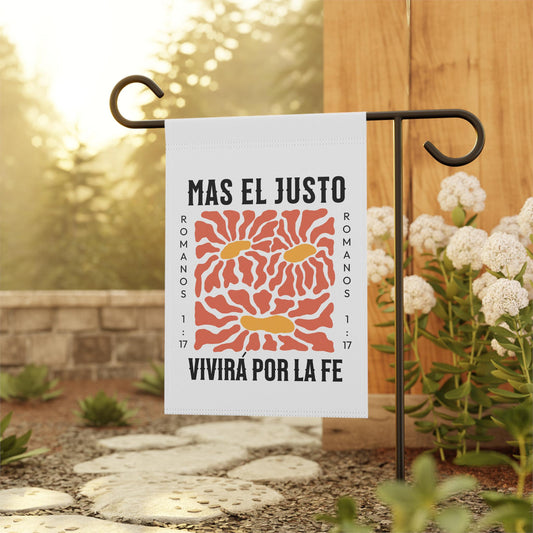 Regalo para Cristiano, Spanish Christian Gift, Christian Home Display, Colorful Yard Flag, Colorful Faith Garden Banner, Catholic Gift