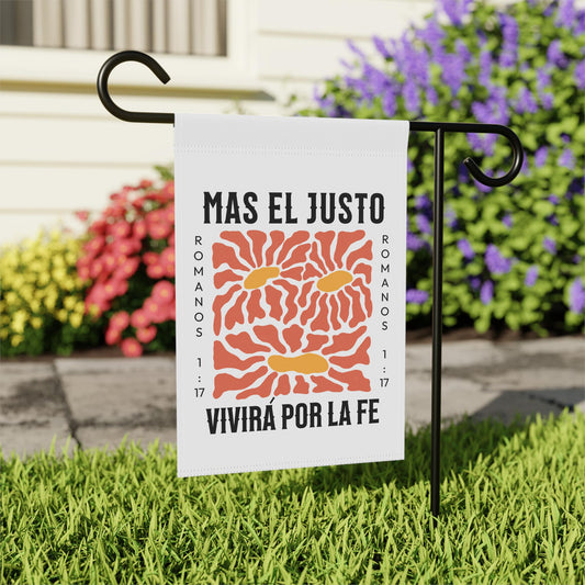 Regalo para Cristiano, Spanish Christian Gift, Christian Home Display, Colorful Yard Flag, Colorful Faith Garden Banner, Catholic Gift