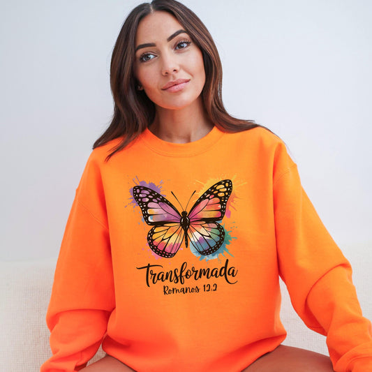 Christian Women Sweatshirt, Bible Verse Crewneck, Unisex Religious Pullover, Spanish Quote Jumper, Inspirational Christian Apparels
