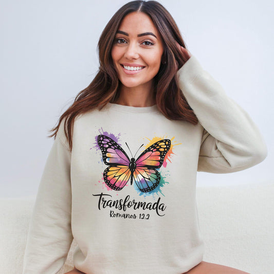 Christian Women Sweatshirt, Bible Verse Crewneck, Unisex Religious Pullover, Spanish Quote Jumper, Inspirational Christian Apparels