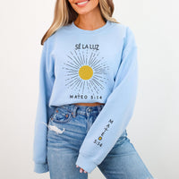 Se la luz Sweatshirt, Religious Spanish Women's shirt Gift, Christian Shirt in Spanish, Frases Religiosas Shirt, Spanish Shirt for Christian