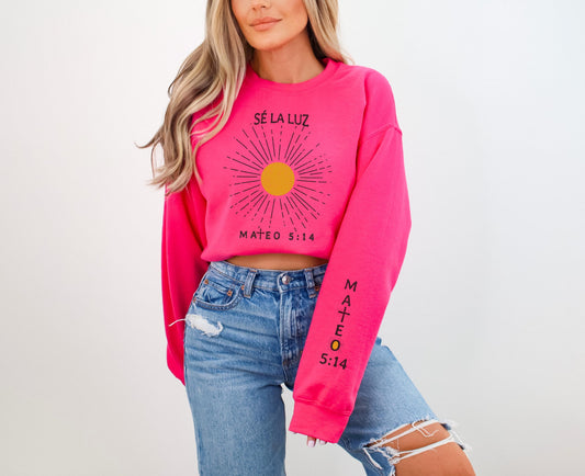 Se la luz Sweatshirt, Religious Spanish Women's shirt Gift, Christian Shirt in Spanish, Frases Religiosas Shirt, Spanish Shirt for Christian