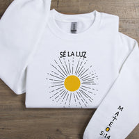 Se la luz Sweatshirt, Religious Spanish Women's shirt Gift, Christian Shirt in Spanish, Frases Religiosas Shirt, Spanish Shirt for Christian