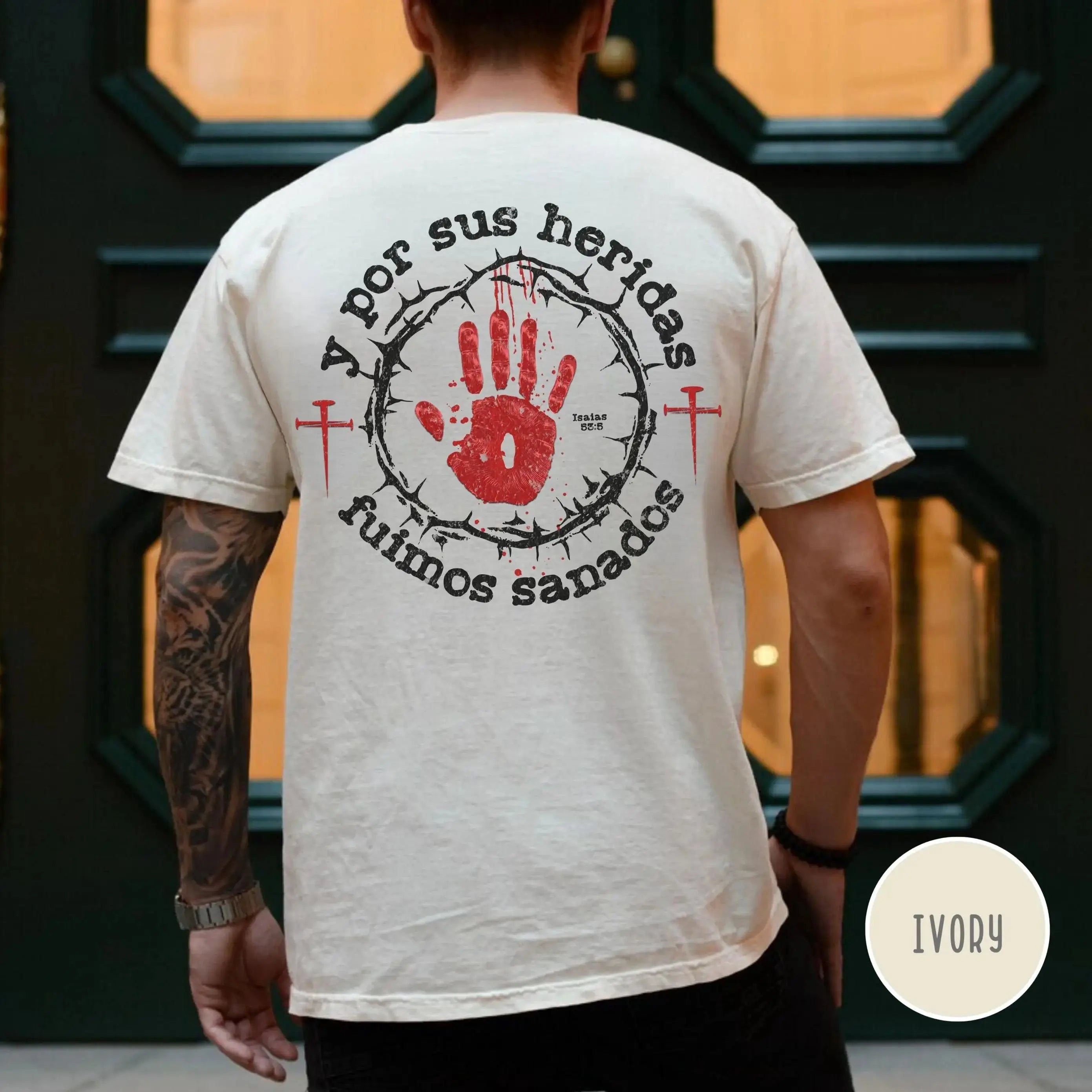 Camisa Cristiana, Spanish Christian Apparel, Spanish Fathers Day gift, Spanish Christian clothing, Faith Shirt for Latino Bible Verse Tshirt