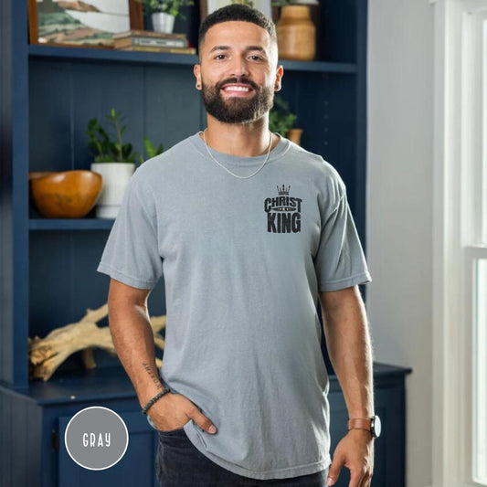 Fight the Good Fight Christian Tee, mens Christian Apparel, Religious Graphic Tee for men, Christian warrior, Faithful Warrior Mens T-shirt