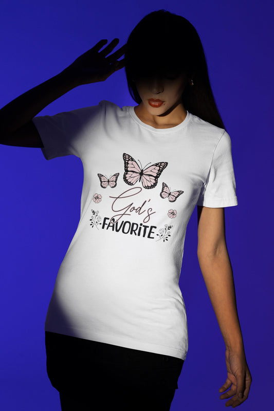 God's Favorite Tshirt, Godly Woman Shirt, Daughter of God Shirt, Trendy Religious Graphic Tee, Women's Christian Apparel, Godly Gift for Her