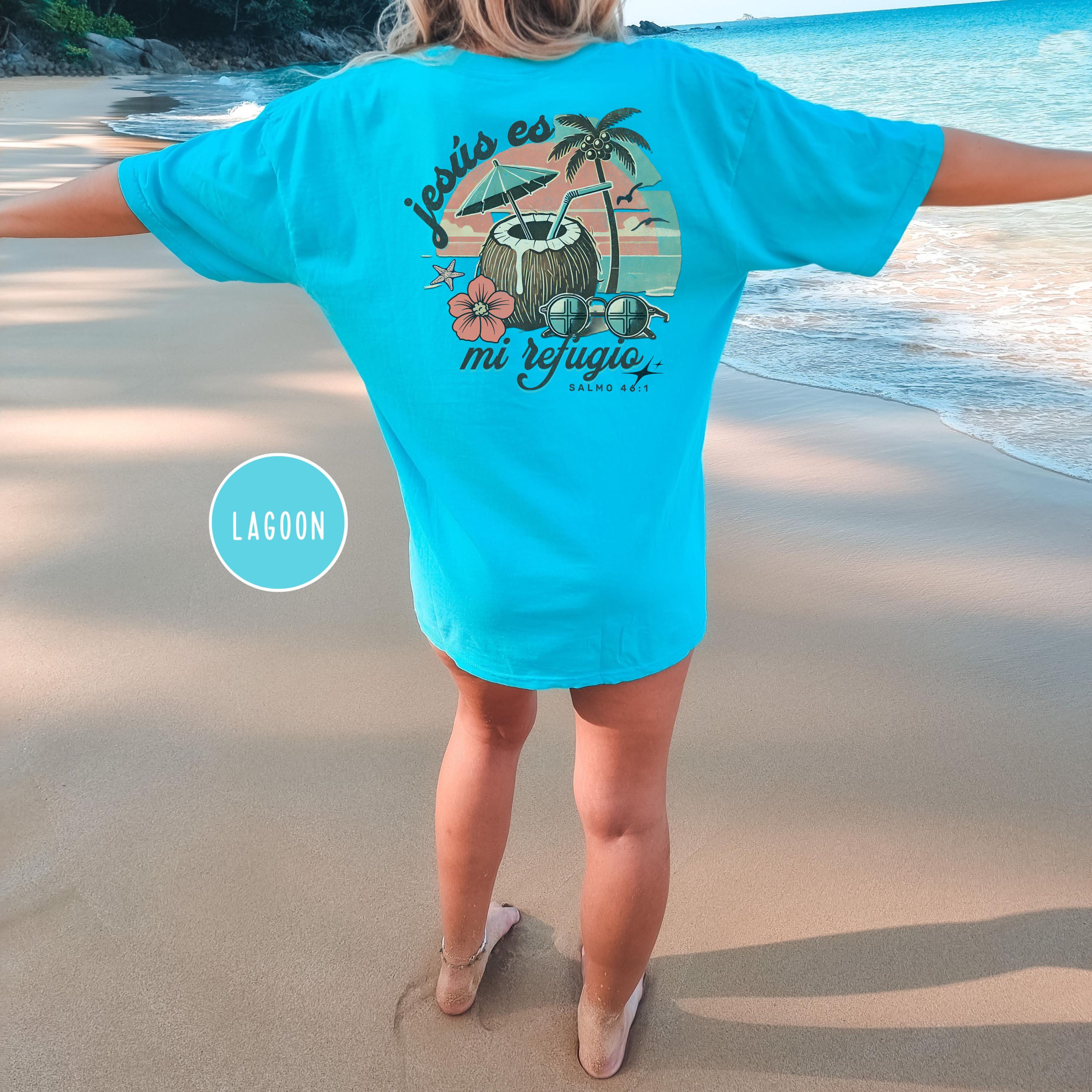 Spanish Christian Vacation T-Shirt, Playera Cristiana, christian shirts for women in spanish, Spanish christian gifts, spanish faith tee