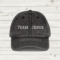 Embroidered Christian hat, Team Jesus Apparel, Vintage Team Jesus Cap, Faith-Based Hat, Christian Apparel, Gift for Believers, Christian cap