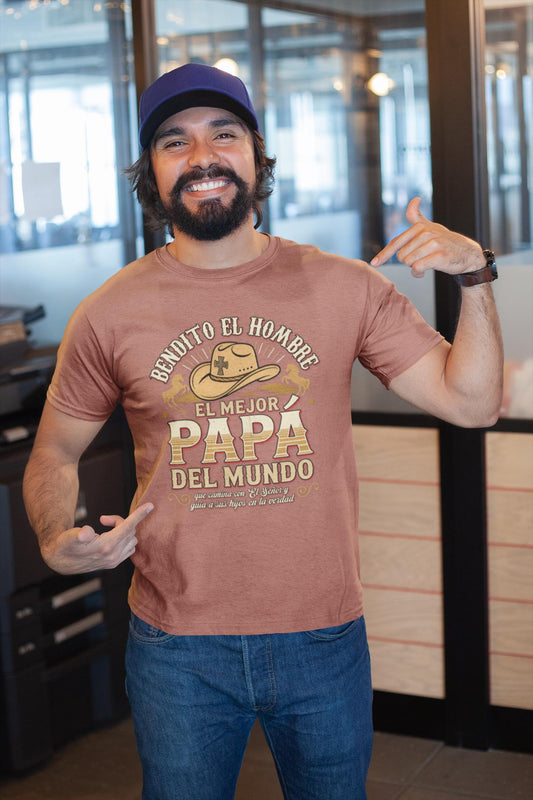 Spanish Christian Mens T-Shirt, Spanish Religious Graphic Shirt, imagenes cristianos para hombres, Hombre de Dios, Spanish christian gift