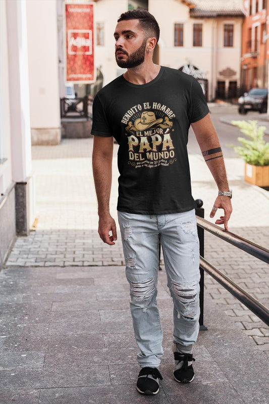Spanish Christian Mens T-Shirt, Spanish Religious Graphic Shirt, imagenes cristianos para hombres, Hombre de Dios, Spanish christian gift
