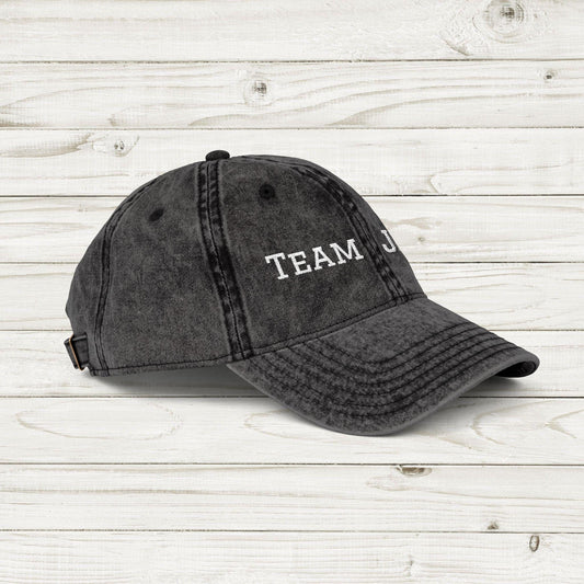 Embroidered Christian hat, Team Jesus Apparel, Vintage Team Jesus Cap, Faith-Based Hat, Christian Apparel, Gift for Believers, Christian cap