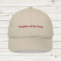 Daughter of the king Embroidered Cap, Mom Hat, Christian Jesus Embroidery Hat, Faith Christian Gift, Embroidered Baseball Hat, Women's Cap