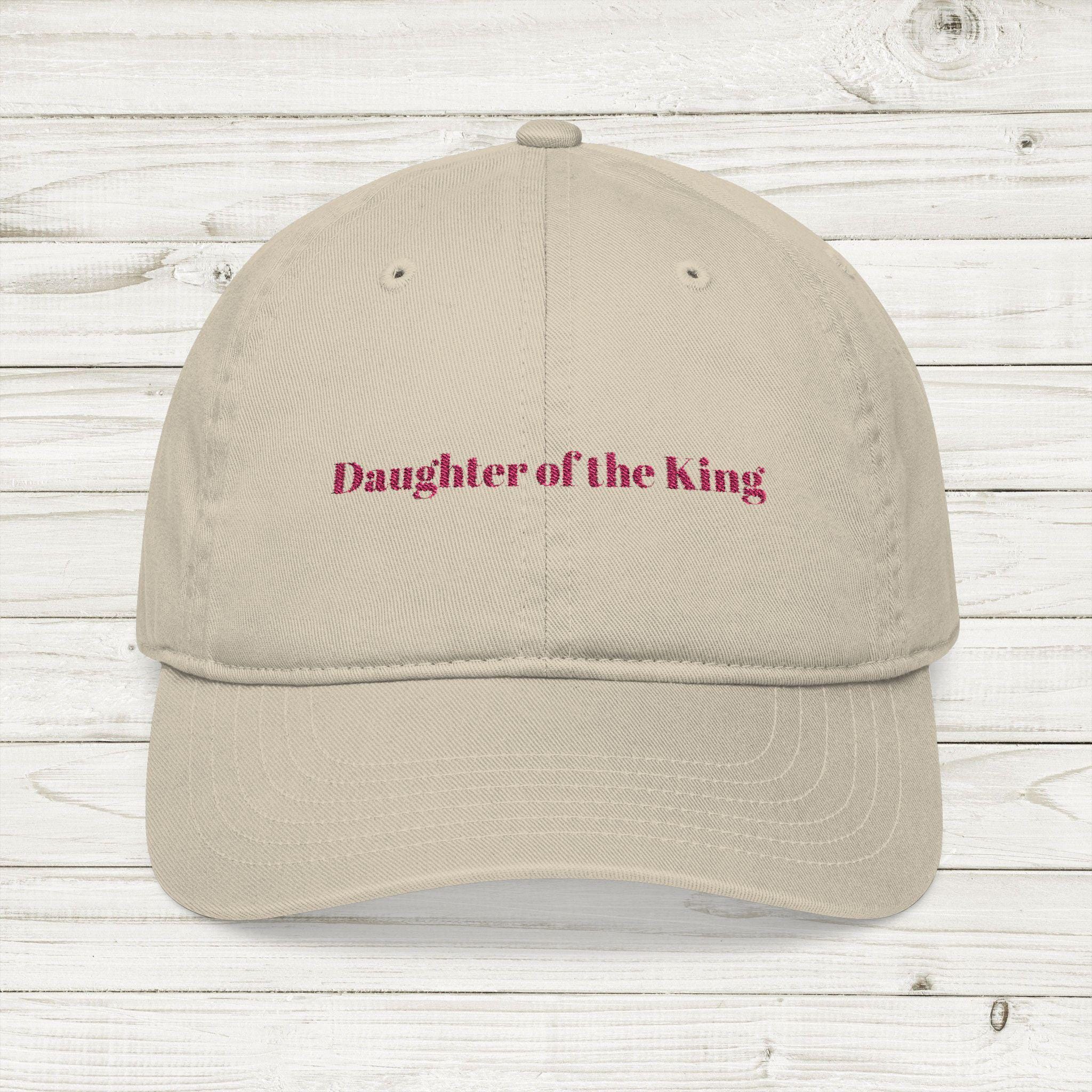 Daughter of the king Embroidered Cap, Mom Hat, Christian Jesus Embroidery Hat, Faith Christian Gift, Embroidered Baseball Hat, Women's Cap
