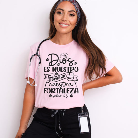 Spanish Christian Tee Shirt, Latin Christian T-Shirt, Spanish Faith gift, Spanish Christian Apparel, Hispanic church tee, Latin mom gift
