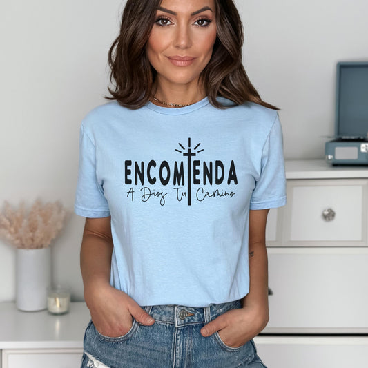 Spanish Christian T-shirt, Spanish Faith TShirt, Spanish Religious Clothing, Christian Tee in Spanish worship shirt, spanish church apparel