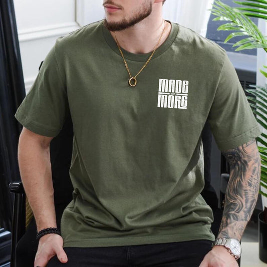 Made for More Cross T-Shirt, Mens christian tee, Youth pastor gift, Worship leader gift, christian dad gift, Mens church apparel, Cross tee