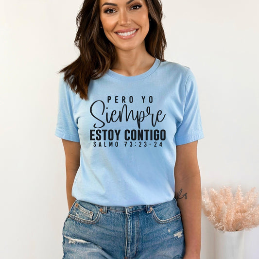 Spanish Christian Psalms shirt, Spanish Bible Verse Shirt, Camisa Cristiana, Christian Shirt in Spanish church apparel, Latin Christian gift