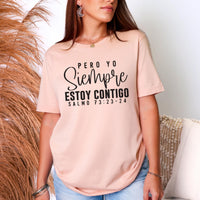 Spanish Christian Psalms shirt, Spanish Bible Verse Shirt, Camisa Cristiana, Christian Shirt in Spanish church apparel, Latin Christian gift