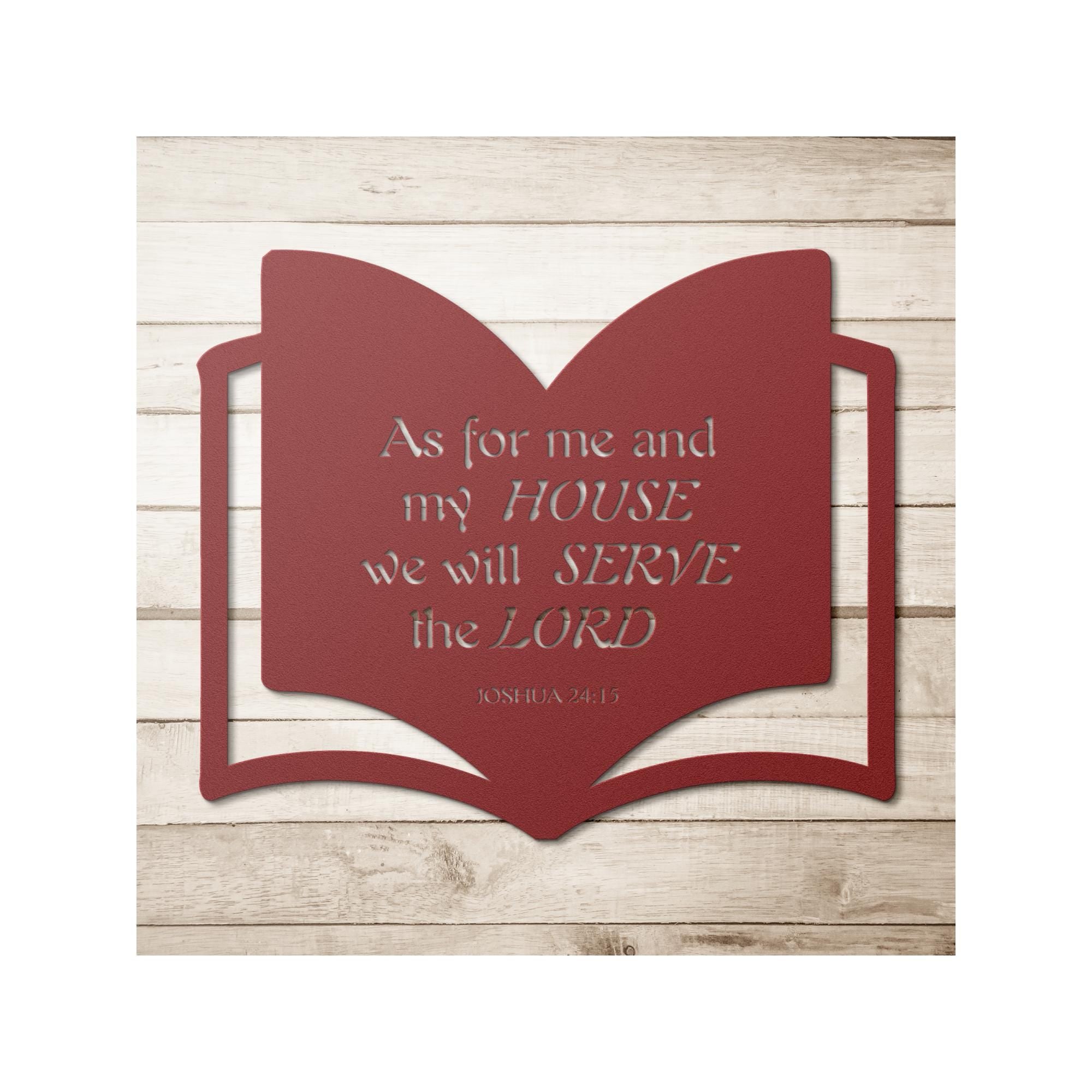 Bible wall metal art, Religious Home Decor, Christian Metal Gift, Christian Home Decor, Metal Christian Wall Decor, Jesus art, Joshua 24
