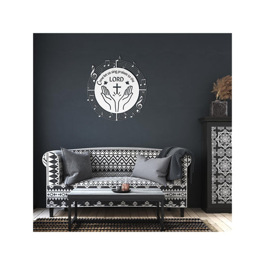 Christian metal wall art, worship leader gift, Scripture Wall Art, Christian Artwork, Jesus Wall Art, Christian Wall Decor, Psalm 47