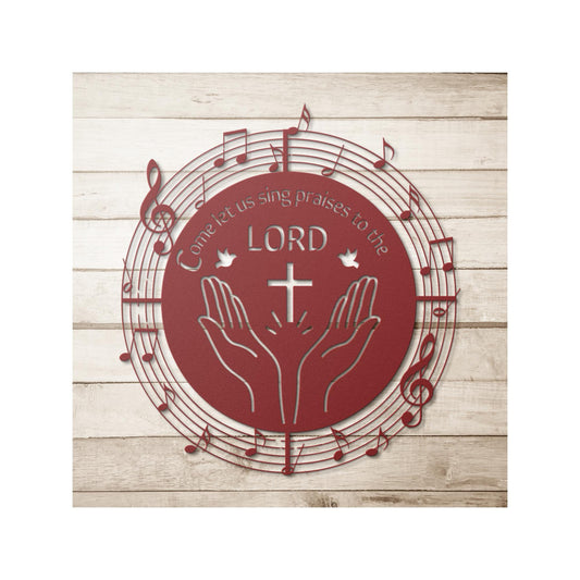 Christian metal wall art, worship leader gift, Scripture Wall Art, Christian Artwork, Jesus Wall Art, Christian Wall Decor, Psalm 47
