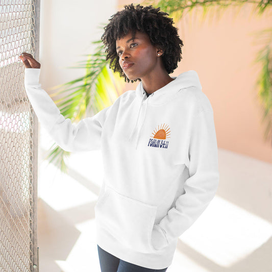 Psalm 84:11 Scripture Three-Panel Fleece Hoodie, Christian Inspirational Sweatshirt, Bible Verse Hoodie, Trendy Christian Apparel
