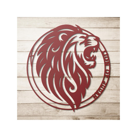 Lion of Judah Metal Art, Christian wall art, Christian Home Decor, Godly Art, Bible Inspired art, Christian wall decor, christian artwork