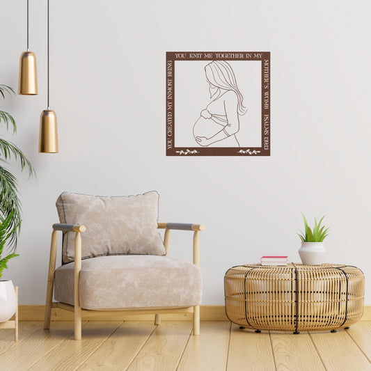 Christian Metal Wall Art Decor, Jesus Wall Decor, Metal Bible Verse, Maternity Wall Decor, Christian Home Decor, Bible Verse Wall Decor