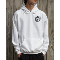 Man of Faith Hoodie – Christian Men’s Hoodie with Cross – Christian Graphic Sweatshirt – Faith Based Apparel Gift for Him, Jesus Hoodie