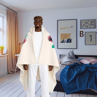 Christian Hooded Sherpa Blanket, Faith Based Comfort Throw, Faith Inspired Gift for Him or Her, Cozy Religious Home Decor, Cozy Faith Gift