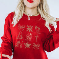 Christmas Sweatshirt for Women, Christian Holiday Crewneck, shirt, Holiday Sweatshirt, Women's Christmas Apparel, Reason for the Season