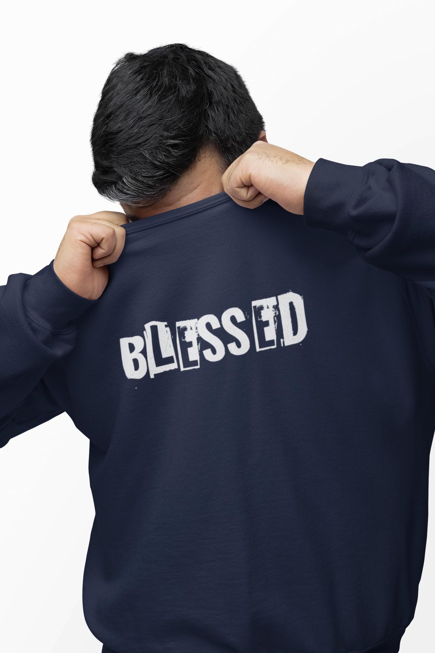Blessed Crewneck Sweatshirt for Men | Christian Crewneck | Faith-Based Gift for Men | Inspirational Gift | Trendy Religious Apparel