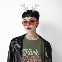 Christian Christmas Sweatshirt – Hark the Herald Angels Sing Crewneck – Religious Holiday Sweater – Faith Based Gift for Him Her