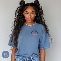 Women’s Christian Comfort Colors Tee – “Turning Point” Luke 19 – Faith Based Shirt - Bible Verse Gift - Trendy Christian Apparel