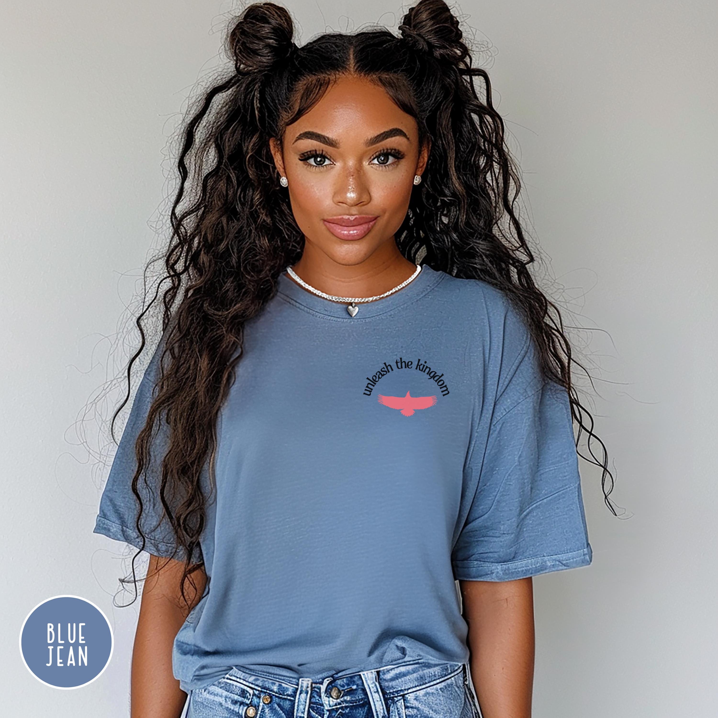 Women’s Christian Comfort Colors Tee – “Turning Point” Luke 19 – Faith Based Shirt - Bible Verse Gift - Trendy Christian Apparel