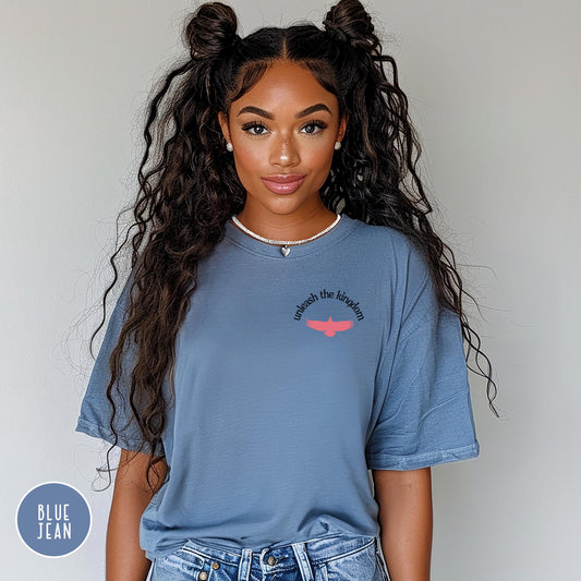 Women’s Christian Comfort Colors Tee – “Turning Point” Luke 19 – Faith Based Shirt - Bible Verse Gift - Trendy Christian Apparel