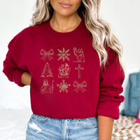 Christmas Sweatshirt for Women, Christian Holiday Crewneck, shirt, Holiday Sweatshirt, Women's Christmas Apparel, Reason for the Season