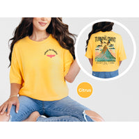 Women’s Christian Comfort Colors Tee – “Turning Point” Luke 19 – Faith Based Shirt - Bible Verse Gift - Trendy Christian Apparel